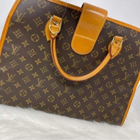 344 Pre Owned Authentic Louis Vuitton Monogram Rivoli Soft Briefcase Bag MI1918 - Picture 7 of 11